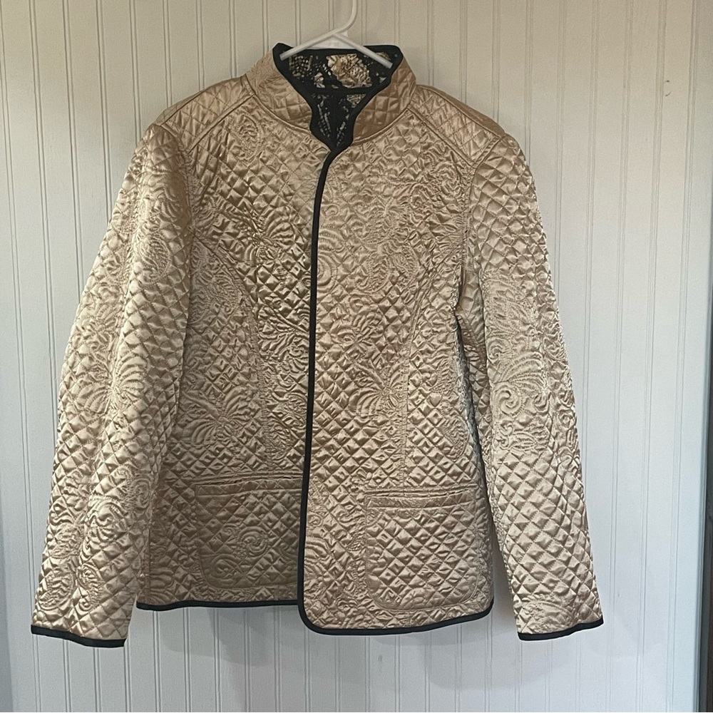 Reversible pattern Chicos jacket, new with tags